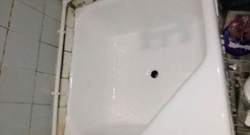 Обновление душевого поддона акрилом | Бегуницы